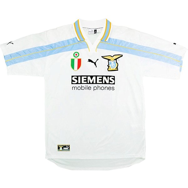 Camiseta Lazio Replica Primera Ropa Retro 2000 2002 Blanco